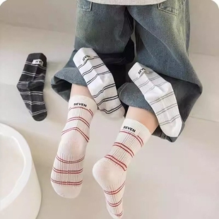 春夏季网眼儿童袜子男童中筒袜子宝宝袜子薄款小学生透气运动袜子