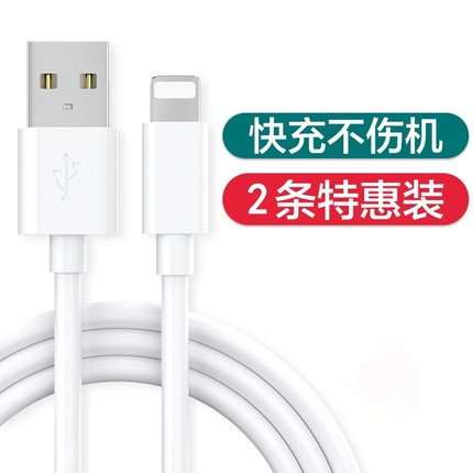 数据线适用iPad苹果iPhone1413快充11promax手机12充电器7p品6s加长8plus充电线平板2米XR冲X/17/16/15快充线