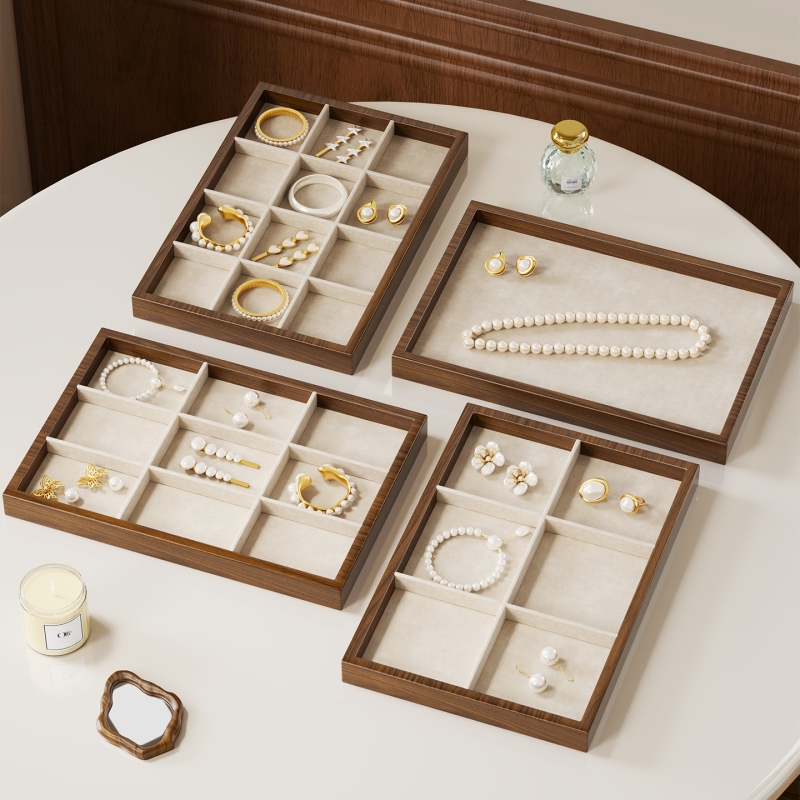 首饰收纳盒抽屉内饰品分格置物架
