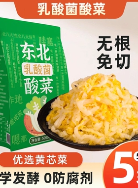东北酸菜正宗乳酸菌500g*5小包装农家自制酸白菜特产包邮新鲜蔬菜