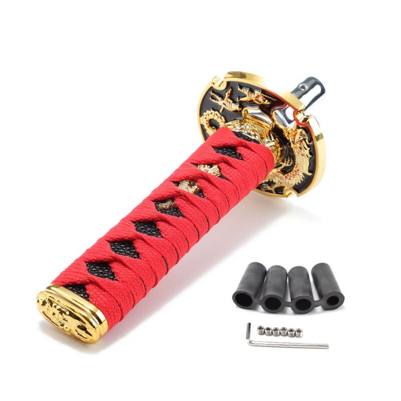 车载排挡头汽车改装档把头自动挡手动挡创意武士排挡杆个性款通用