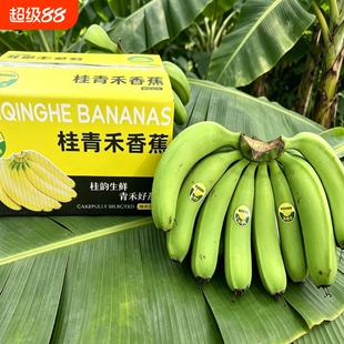 高山香蕉新鲜威廉斯香蕉当季新鲜水果薄皮自然熟整箱批发包邮