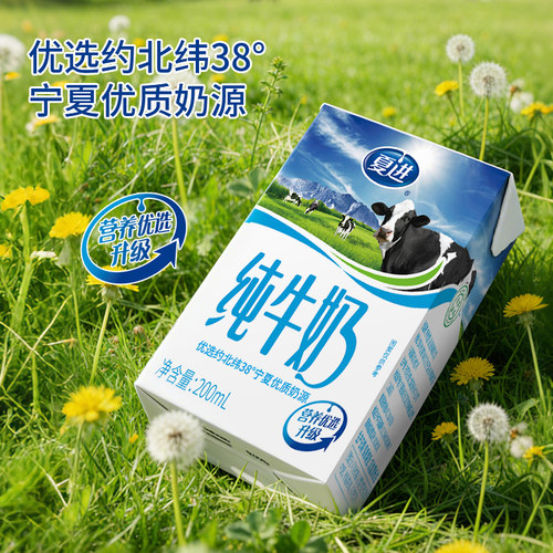 夏进纯牛奶200ml*24盒