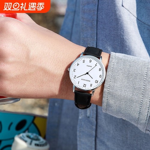 公务员考试专用简约静音潮流手表