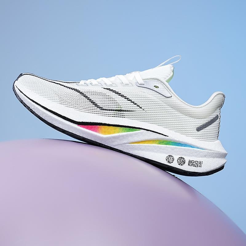 飞电4C爆米花碳板运动鞋高回弹减震竞速比赛专业学生体侧跑步潮鞋