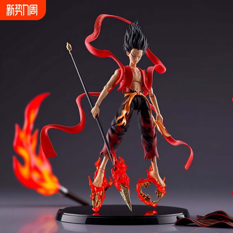 哪吒手办玩具少年摆件魔童闹海玩偶降世敖丙动漫可动shf关节派对