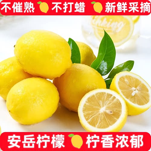 安岳黄柠檬水果当季新果