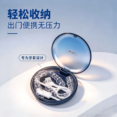 便携款牙套收纳盒隐形牙套盒