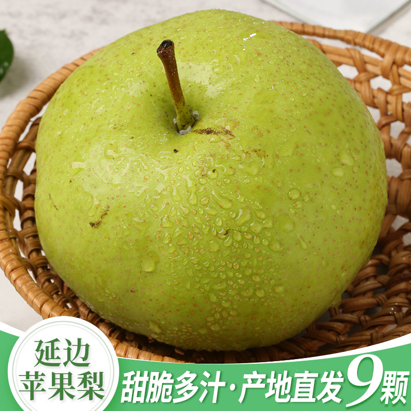 苹果梨当季新鲜水果大果皮薄多汁特产水果梨延边特产现摘现发