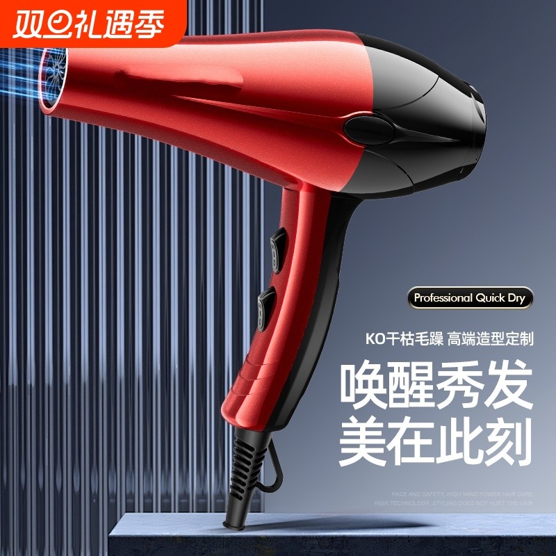电吹风机发廊飓风筒家用大功率速干蓝光负离子冷热风不伤发