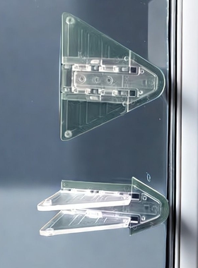 推拉门锁扣衣柜移门防开扣儿童防夹手平移柜门防猫卡扣阻门固定器