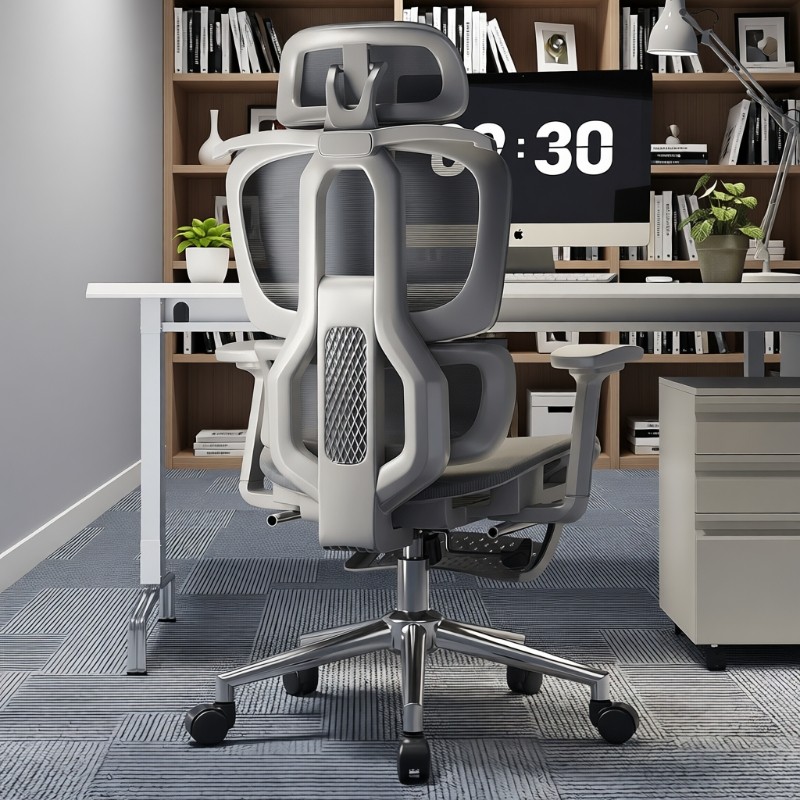 人体工学椅子撑腰椅家用电脑椅舒服久坐可躺办公室靠背座椅电竞椅