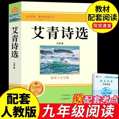 精装版艾青诗选九年级必读正版