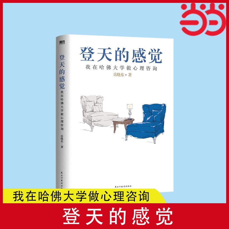 【正版】登天的感觉 我在哈佛大学做心理咨询2023版 岳晓东著 中国心理学普及奠基之作 畅销20年内容全新修订心理学热门正版书籍