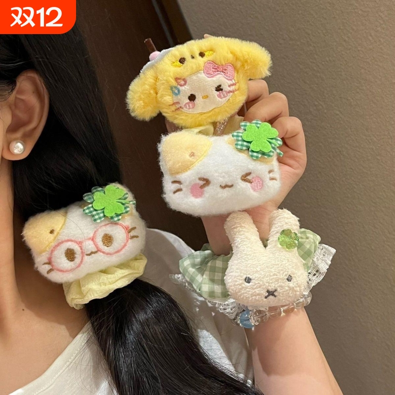 毛绒小猫发圈|超2000次加购