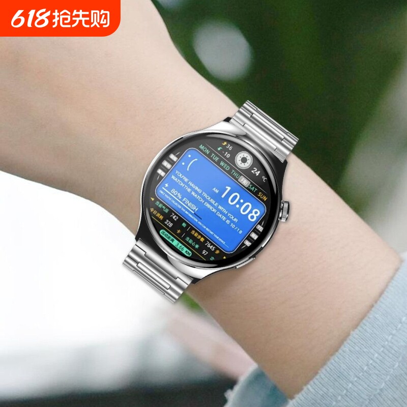 2025新款华强北watch10智能手表可接打电话多功能蓝牙心率