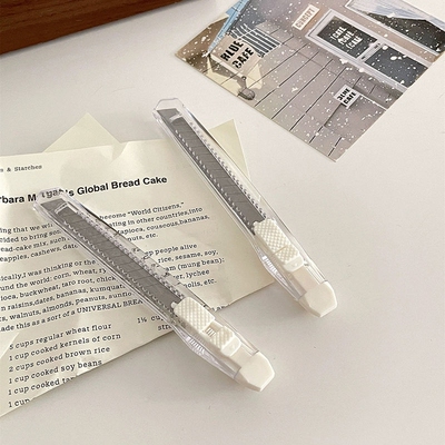 ins风便携透明美工刀小刀拆快递神器开箱刀学生简约手工刀