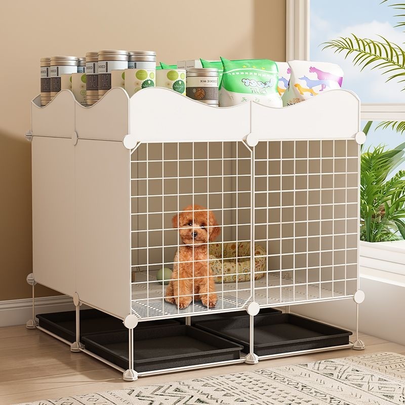 狗笼子小型犬猫笼带厕所分离中型犬柯基室内家用狗狗宠物别墅围栏