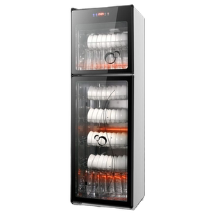 新款消毒碗柜商用双门立式大容量餐饮饭店食堂餐具碗筷家用消毒柜