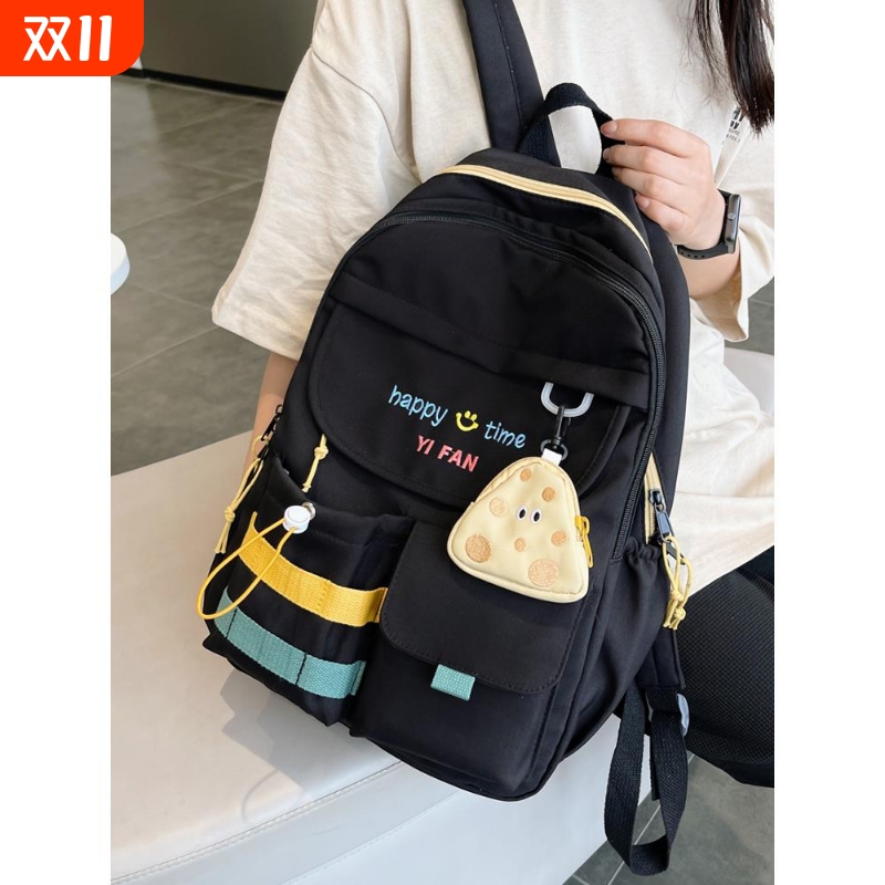 书包女2025新款中学生初中生少女小众冷门双肩包高颜值大容量ins