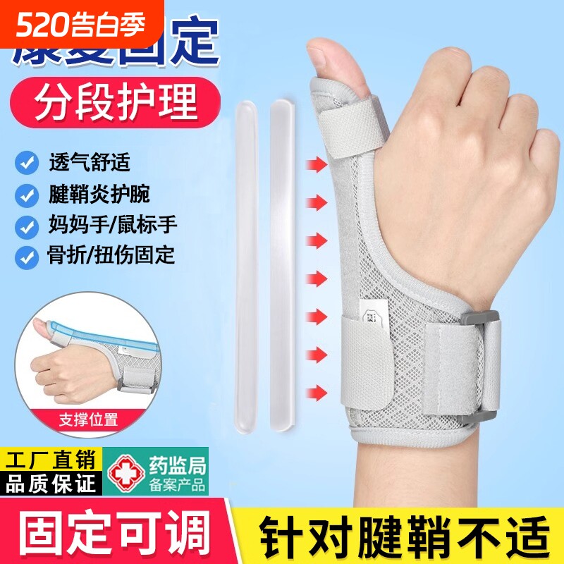 腱鞘炎医用大拇指保护套骨折固定支具手腕护腕护具手拇指关节扭伤