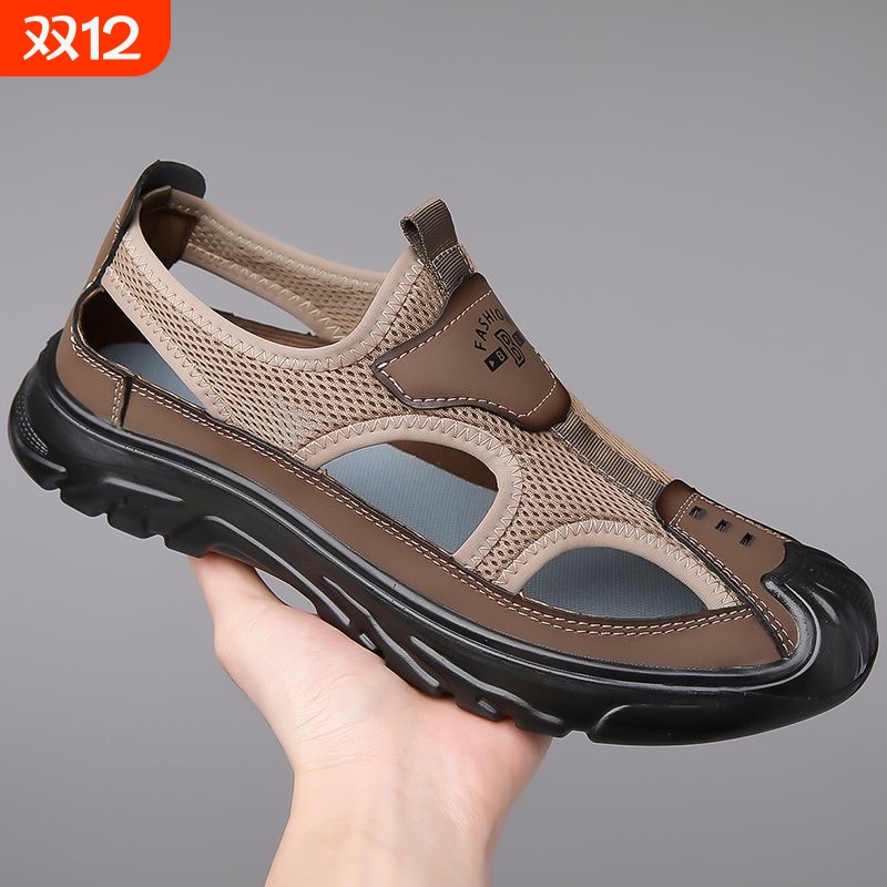 品牌断码沙滩鞋夏季橡胶大底透气防水