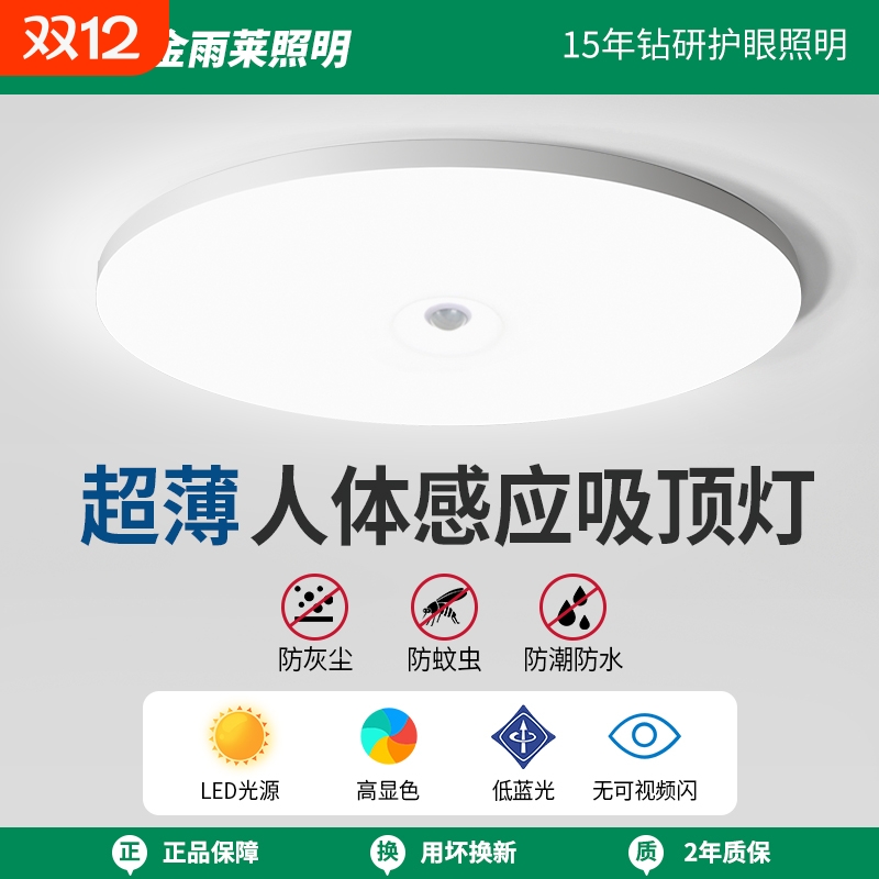 金雨莱红外雷达人体感应灯