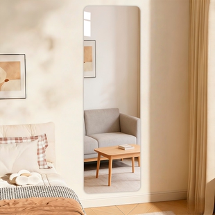 中古全身镜落地镜家用轻奢高级镜子挂墙穿衣镜女生卧室简约试衣镜