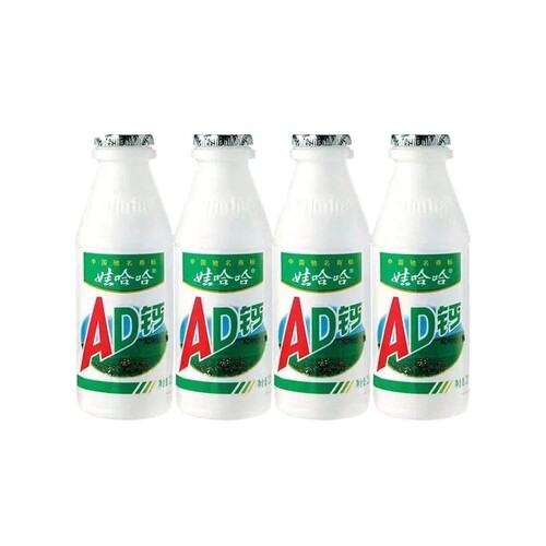 娃哈哈AD钙奶小瓶装含乳饮料 220g*8瓶 原味