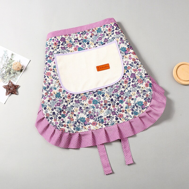 2025新款半身上班餐饮专用柔软炒菜围裙厨房家用公主做饭工作服女