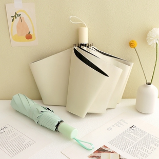 防晒防紫外线遮阳太阳晴雨伞两用男女学生全自动折叠小巧便携加固