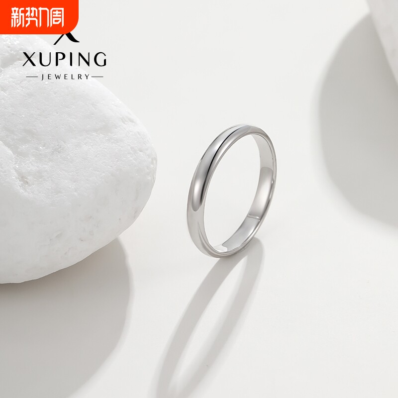 素圈光面戒指镀细圈约食指戒中性冷淡风情侣戒指男女