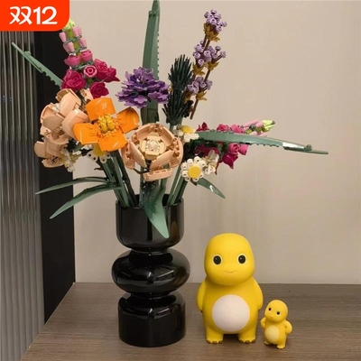 兼容乐高积木花成人版花束拼装玫瑰花女孩子系列送女友闺蜜礼物