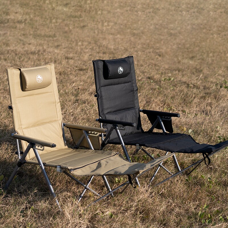 索度海狗椅二代升级户外折叠躺椅带扶手高靠背便携露营午休沙滩椅