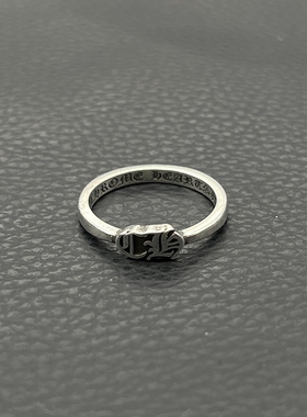 ODEK高级感复古泡泡糖梵文字母 logo细款戒指不掉色中古指环尾