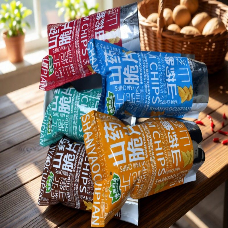 网红山药薄片香脆番茄味薯片小包装休闲零食膨化办公室,零食/坚果/特产,膨化食品,淘宝优惠券,粉丝福利购,淘宝优惠卷