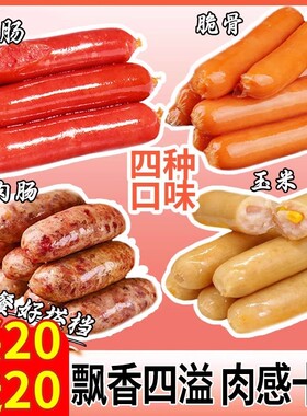 台湾风味烤肠零食热狗肠