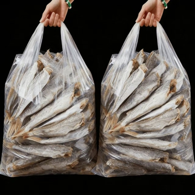 小鱼干红娘鱼干渔民自制风干无头海鱼干山东咸鱼干自晒新货红头鱼