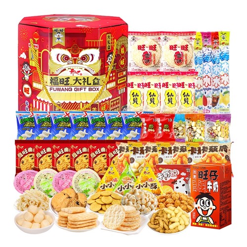 旺旺 福旺开心大礼盒-12款45包