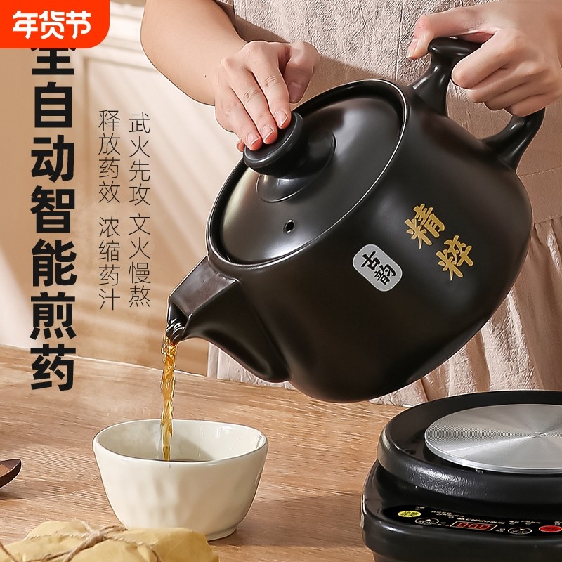 志高中药电煎壶煎药壶全自动熬药家用插电多功能养生壶熬药电砂锅