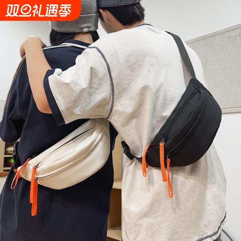 胸包男ins潮流小包防水日系休闲斜挎包运动挎包男士腰包女单肩包