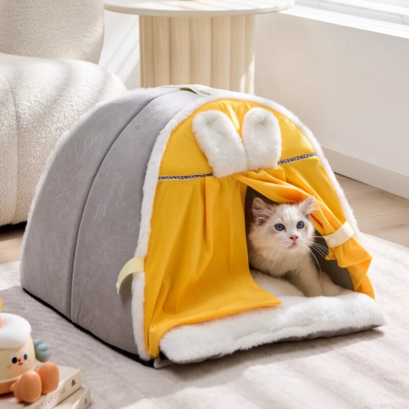 taige猫窝封闭式冬天保暖安全感窝冬季宠物四季通用帐篷窝猫帐篷