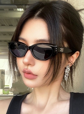 复古猫眼墨镜女高级感Jen