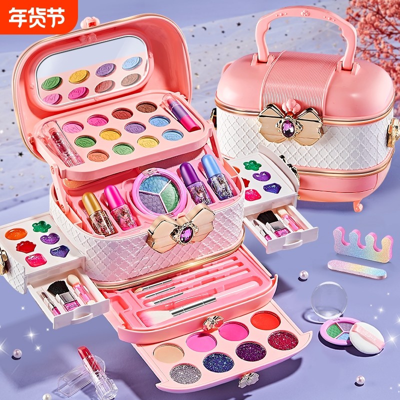 儿童小女孩玩具套装无毒全套的礼物化妆品彩妆盒正品女童公主礼盒,玩具/童车/益智/积木/模型,儿童化妆玩具,淘宝优惠券,粉丝福利购,淘宝优惠卷