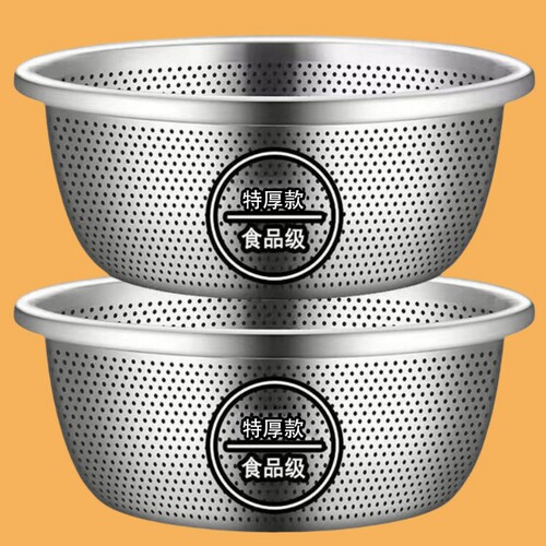 优质食品级加厚不锈钢盆