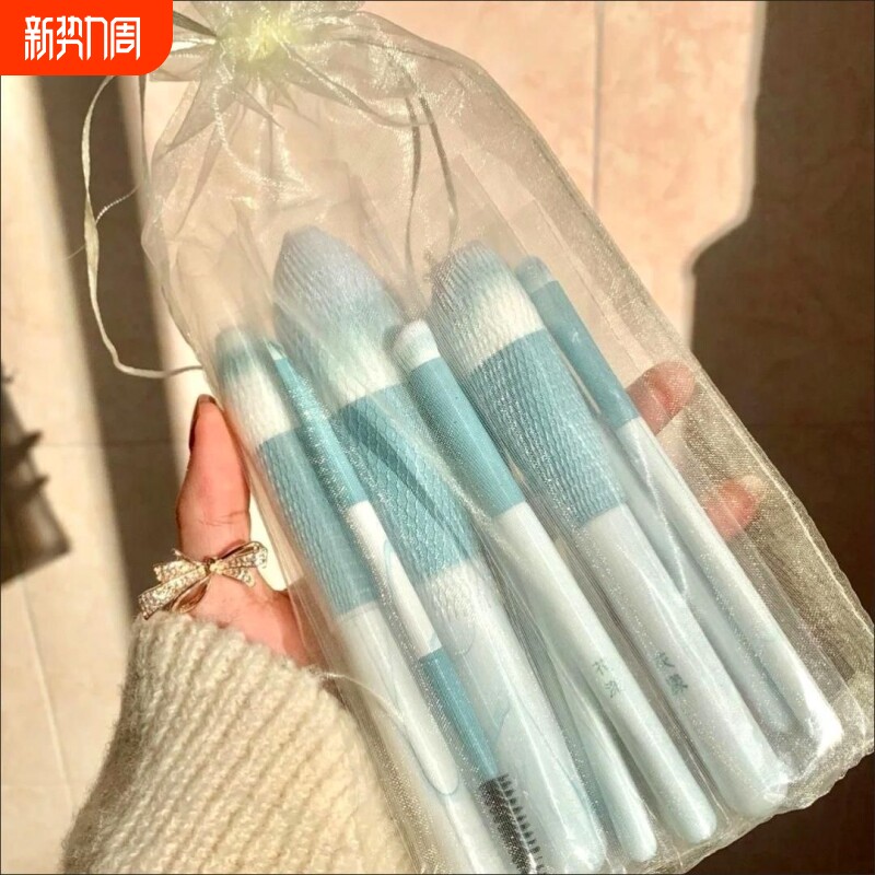 网红推荐晴空化妆刷超柔刷子套装散粉刷点彩刷刀锋刷遮瑕刷颜值款