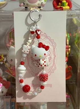 可爱超标!Kitty猫咪手机链挂件甜美可爱ins风时尚百搭学生党配饰