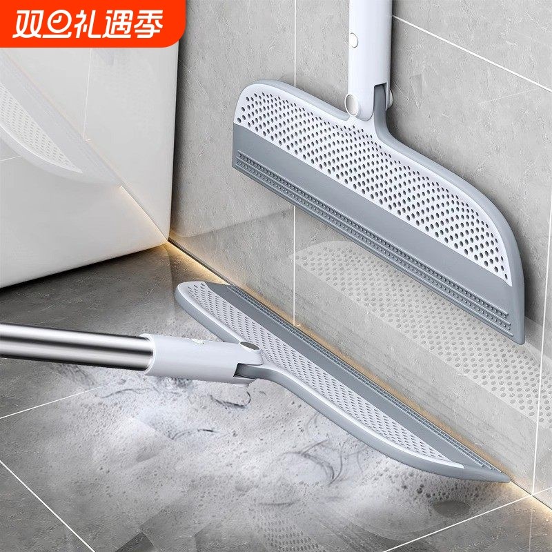 家用魔术扫把刮水拖把多功能干湿两用浴室不粘头神器硅胶刮水板器