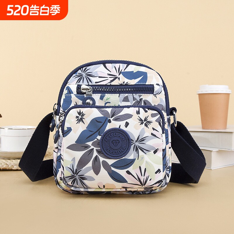 韩版防水斜挎包时尚女手提包多层手机包小提包运动包单肩轻便大气