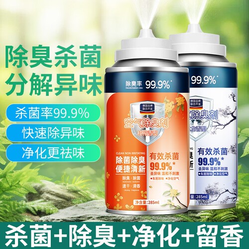 2个汽车空调空气清新剂车内除异味除臭居家车用去味多规格